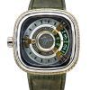 Sevenfriday M-Serie NFC-fähiges Lederarmband braunes Zifferblatt Automatik M2/05 SF-M2-05 Herrenuhr