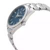 Seiko Classic Edelstahl blaues Zifferblatt Quarz SUR525P1 100M Herrenuhr