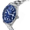 Edox Skydiver Date Limited Edition Edelstahl blaues Zifferblatt Automatik Taucheruhr 80126 3BUM BUIN 300M Herrenuhr