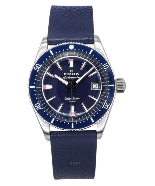 Edox Skydiver Limited Special Blue Dial Automatik Taucheruhr 80131 3BUC BUICO 300M Herrenuhr mit extra Armband