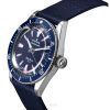 Edox Skydiver Limited Special Blue Dial Automatik Taucheruhr 80131 3BUC BUICO 300M Herrenuhr mit extra Armband