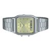 Casio Vintage Analog-Digital-Armbanduhr mit hellem Champagner-Zifferblatt, Quarz, AQ-230A-9AMQY, Unisex