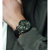 AVI-8 Spitfire Smith Reading Lederarmband grünes Zifferblatt Automatik AV-4090-03 Herrenuhr