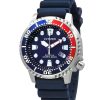 Citizen Promaster Dive Polyurethan-Armband blaues Zifferblatt Eco-Drive BN0168-06L 200M Herrenuhr