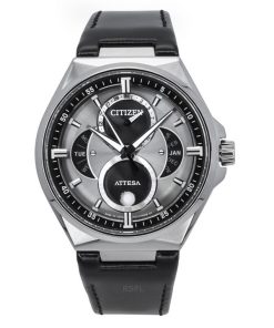 Citizen Attesa Moon Phase Super Titanium Graues Zifferblatt Eco-Drive BU0060-09H 100M Herrenuhr