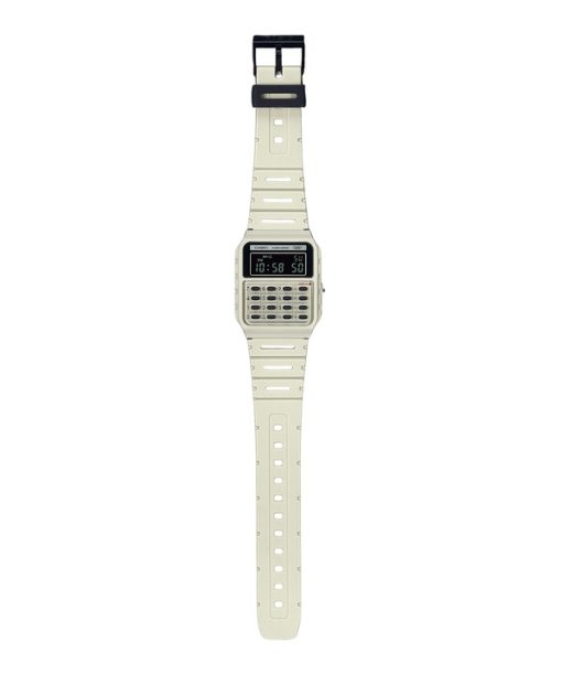 Casio POP Vintage-Taschenrechner, digital, grau, Armband aus biobasiertem Harz, Quarz, CA-53WB-8B, Unisex-Armbanduhr