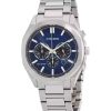 Citizen Eco-Drive Chronograph Edelstahl Blaues Zifferblatt CA4590-81L 100M Herrenuhr