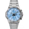 Casio Edifice Standard Chronograph Analog Edelstahl Blaues Zifferblatt Quarz EFV-640D-2BV 100M Herrenuhr