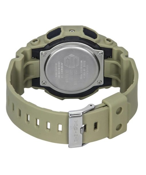 Casio G-Shock Analog-Digital-Armband aus biobasiertem Harz, schwarzes Zifferblatt, Quarz GA-010-5A 200M Herrenuhr