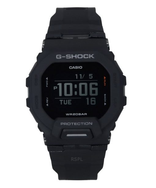 Casio G-Shock G-Squad Digital Smartphone Link Schwarzes Harzarmband Quarz GBD-200-1 200M Herrenuhr