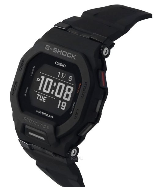 Casio G-Shock G-Squad Digital Smartphone Link Schwarzes Harzarmband Quarz GBD-200-1 200M Herrenuhr