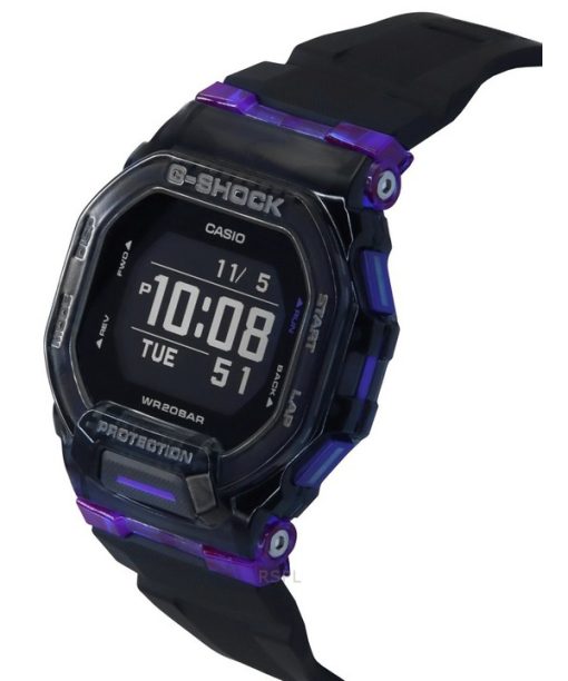 Casio G-Shock G-Squad Digital Smartphone Link Harzarmband Quarz GBD-200SM-1A6 200M Herrenuhr