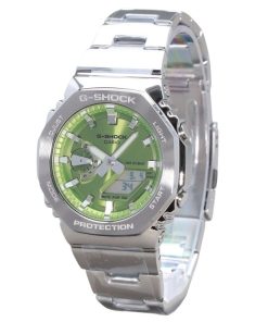 Casio G-Shock G-Steel Analog-Digital-Quarzuhr mit grünem Zifferblatt GM-2110D-3A 200M Herrenuhr