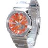 Casio G-Shock G-Steel Analog-Digital-Quarzuhr mit orangefarbenem Zifferblatt GM-2110D-4A 200M Herrenuhr