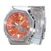 Casio G-Shock G-Steel Analog-Digital-Quarzuhr mit orangefarbenem Zifferblatt GM-2110D-4A 200M Herrenuhr