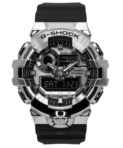 Casio G-Shock G-Steel Analog-Digital-Harzarmband silbernes Zifferblatt Quarz GM-700-1A 200M Herrenuhr