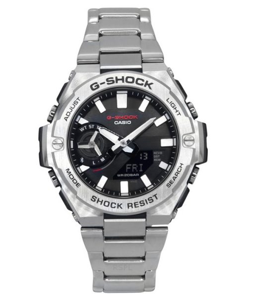 Casio G-Shock G-Steel Analog-Digital-Smartphone-Link Schwarzes Zifferblatt Solar GST-B500D-1A 200M Herrenuhr