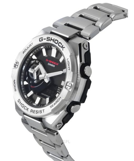 Casio G-Shock G-Steel Analog-Digital-Smartphone-Link Schwarzes Zifferblatt Solar GST-B500D-1A 200M Herrenuhr