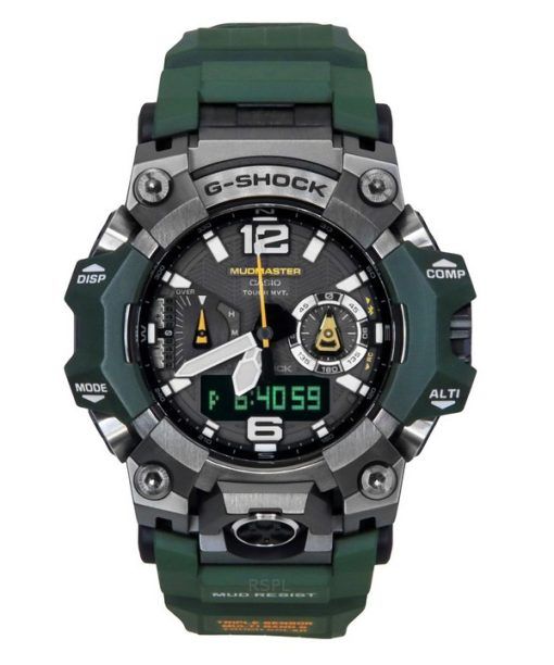 Casio G-Shock Master Of G-Land Mudmaster Analog Digital Smartphone Link Schwarzes Zifferblatt Solar GWG-B1000-3A 200M Herrenuhr