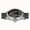 Ingersoll The Naismith Lederarmband Schwarzes Skelett-Zifferblatt Automatik I16101 Herrenuhr