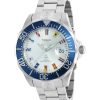 Invicta Grand Pro Diver Edelstahl silbernes Zifferblatt automatische Taucheruhr 21324 300M Herrenuhr