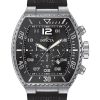 Invicta Pro Diver Chronograph Silikonarmband schwarzes Zifferblatt Quarz 47282 100M Herrenuhr