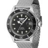 Invicta Pro Diver Edelstahl schwarzes Zifferblatt automatische Taucheruhr 47720 200M Herrenuhr