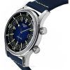 Longines Legend Diver Lederarmband blaues Zifferblatt Automatik L3.774.4.90.2 300M Herrenuhr