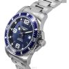 Longines Hydroconquest Edelstahl Sunray blaues Zifferblatt automatische Taucheruhr L3.781.4.96.6 300M Herrenuhr