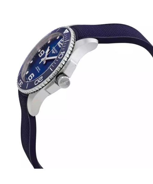 Longines Hydroconquest Kautschukarmband Sunray blaues Zifferblatt automatische Taucheruhr L3.781.4.96.9 300M Herrenuhr