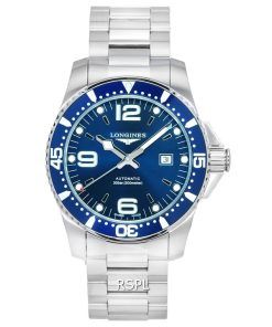 Longines HydroConquest Sunray Blue mit Super-LumiNova-Zifferblatt Automatische Taucheruhr L3.841.4.96.6 300M Herrenuhr