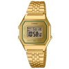 Casio Vintage Digital Goldfarbenes Edelstahlarmband Quarz LA680WEGV-9A Damenuhr