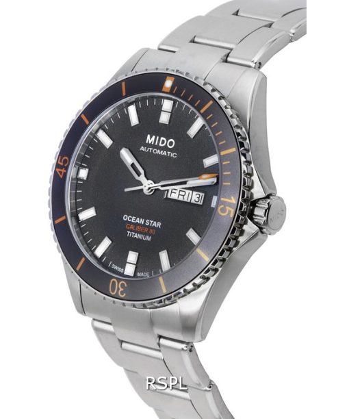 Mido Ocean Star 200 Anthrazit Zifferblatt Automatik Taucheruhr M026.430.44.061.00 M0264304406100 200M Herrenuhr