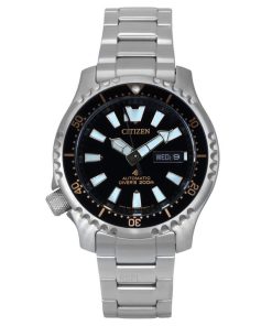 Citizen Promaster Marine Limited Edition schwarzes Zifferblatt automatische Taucheruhr NY0160-66E 200M Herrenuhr mit zusätzliche