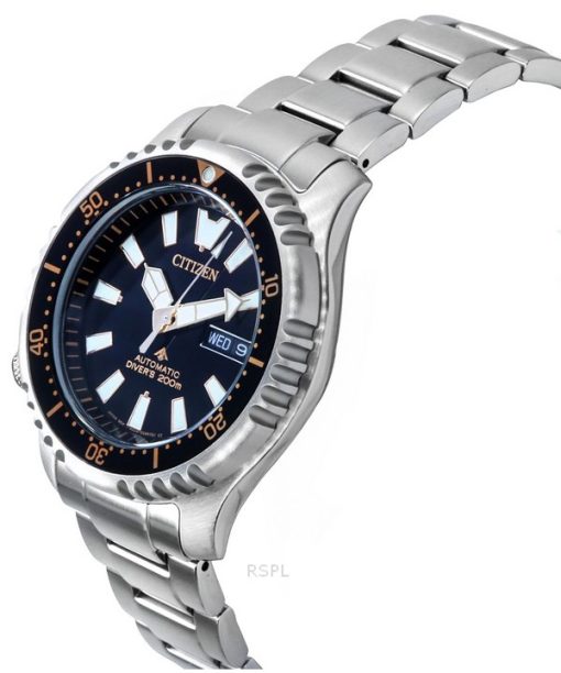 Citizen Promaster Marine Limited Edition schwarzes Zifferblatt automatische Taucheruhr NY0160-66E 200M Herrenuhr mit zusätzliche