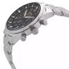 Seiko Discover More Sport Chronograph Edelstahl schwarzes Zifferblatt Quarz SSB447P1 100M Herrenuhr