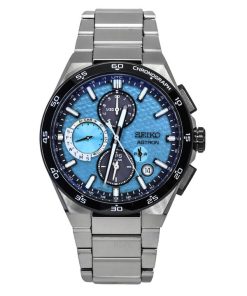 Seiko Astron Starfull Sky GPS Chronograph Limited Edition blaues Zifferblatt Solar SSH157J1 100M Herrenuhr