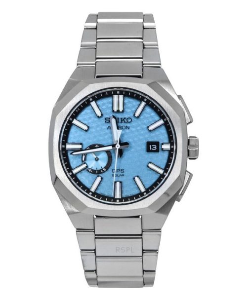 Seiko Astron Starfull Sky GPS Limited Edition Edelstahl blaues Zifferblatt Solar SSJ027J1 100M Herrenuhr