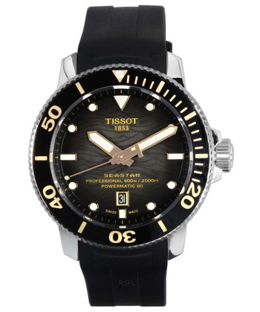 Tissot T-Sport Seastar 2000 Professional Powermatic 80 Diver&#39,s T120.607.17.441.01 T1206071744101 600M Herrenuhr