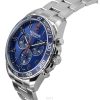 Victorinox FieldForce Classic Chronograph Edelstahl Blaues Zifferblatt Quarz 241901 100M Herrenuhr