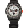 Luminox Bear Grylls Survival Master Gummiarmband silbernes Zifferblatt Quarz Taucheruhr XB.3748 300M Herrenuhr