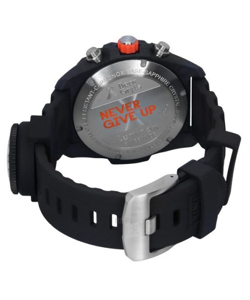 Luminox Bear Grylls Survival Master Gummiarmband silbernes Zifferblatt Quarz Taucheruhr XB.3748 300M Herrenuhr