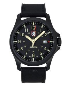 Luminox Atacama Field Gummiarmband schwarzes Zifferblatt Quarz XL.1970.SET 100M Herrenuhr mit zusätzlichem Armband