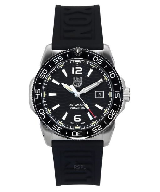 Luminox Pacific Diver Kautschukarmband schwarzes Zifferblatt Automatik XS.3101 200M Herrenuhr