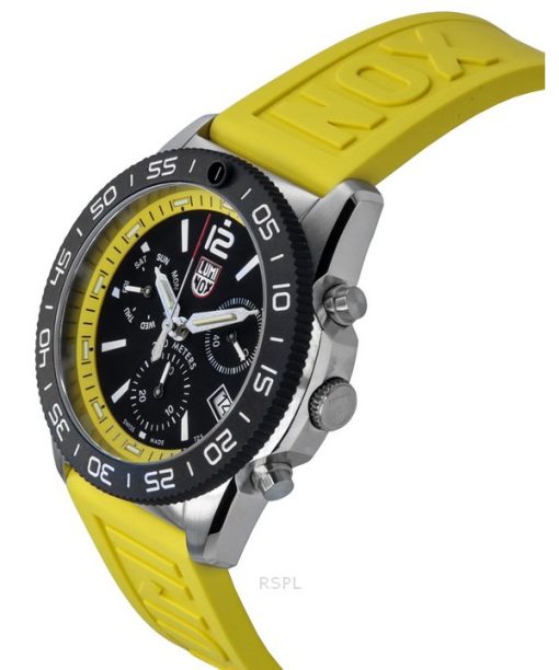 Luminox Pacific Diver Chronograph Kautschukarmband schwarzes Zifferblatt Quarz XS.3145.SET 200M Herrenuhr