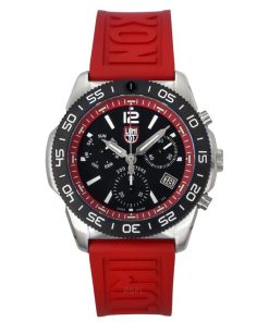 Luminox Pacific Diver Chronograph Kautschukarmband schwarzes Zifferblatt Quarz XS.3155 200M Herrenuhr