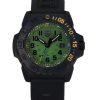 Luminox Navy SEAL Foundation Taucheruhr mit Kautschukarmband und grünem Zifferblatt, XS.3517.NSF.SET, 200 M, Herrenuhr mit zusät