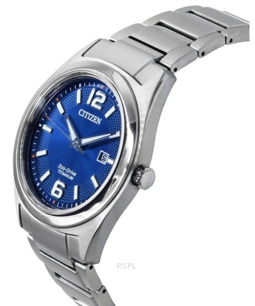 Citizen Super Titanium Eco-Drive Herrenuhr mit blauem Zifferblatt AW1641-81L