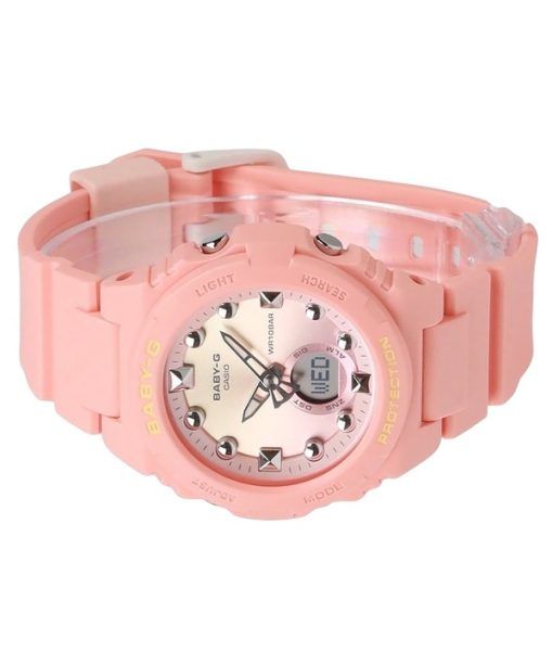 Casio Baby-G Analog-Digital-Harzarmband rosa Zifferblatt Quarz BGA-320-4A1 100M Damenuhr