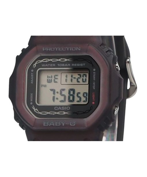 Casio Baby-G Digital Seasonal Collection 2024 Biobasiertes Harzarmband Quarz BGD-565RS-8 100M Damenuhr